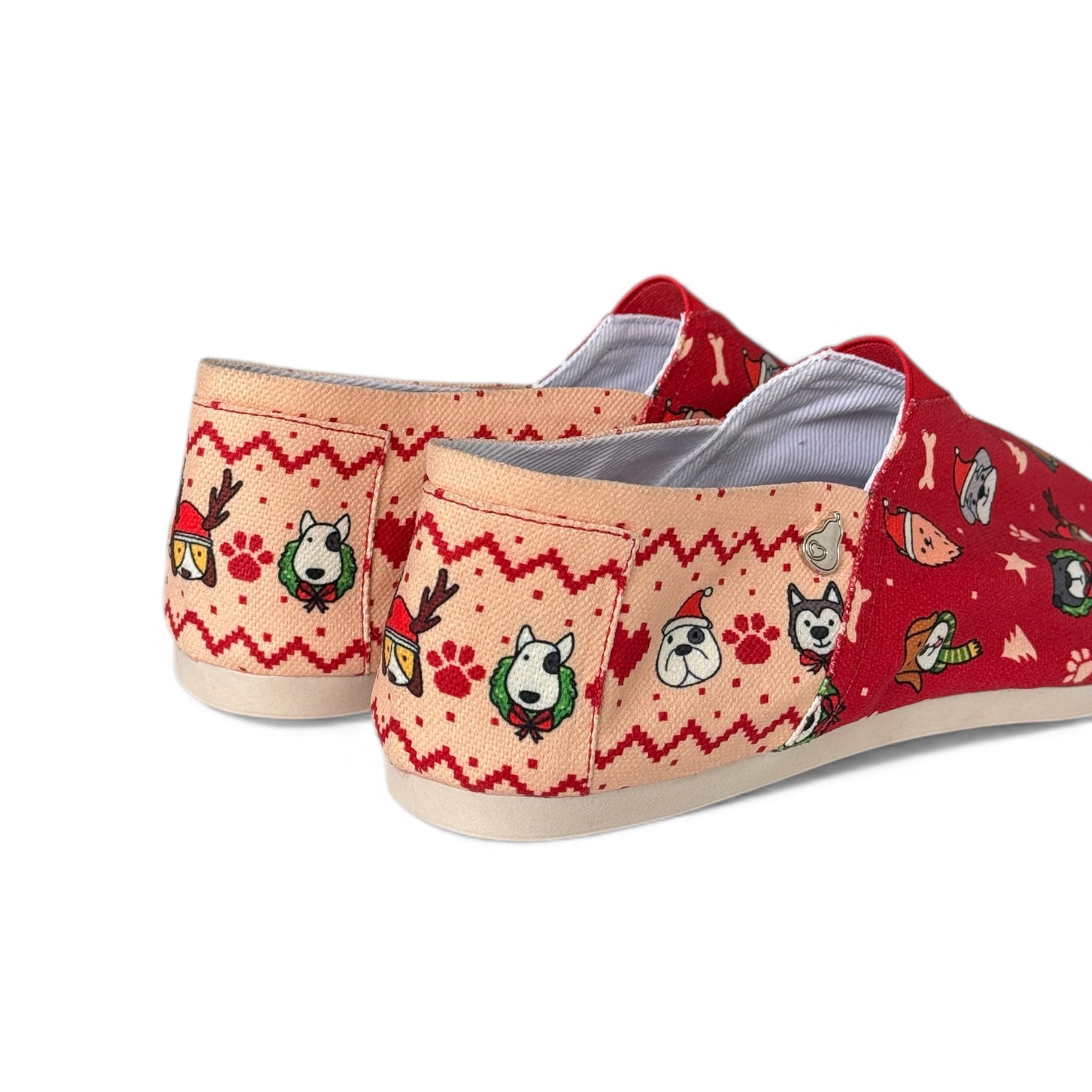 Alpargatas PERA Clásicas - 522 Perritos Navideños