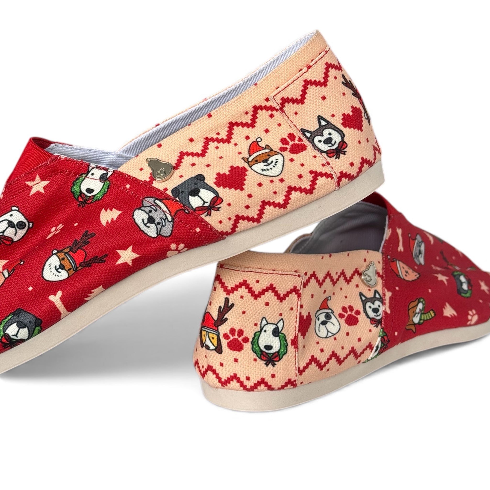 Alpargatas PERA Clásicas - 522 Perritos Navideños