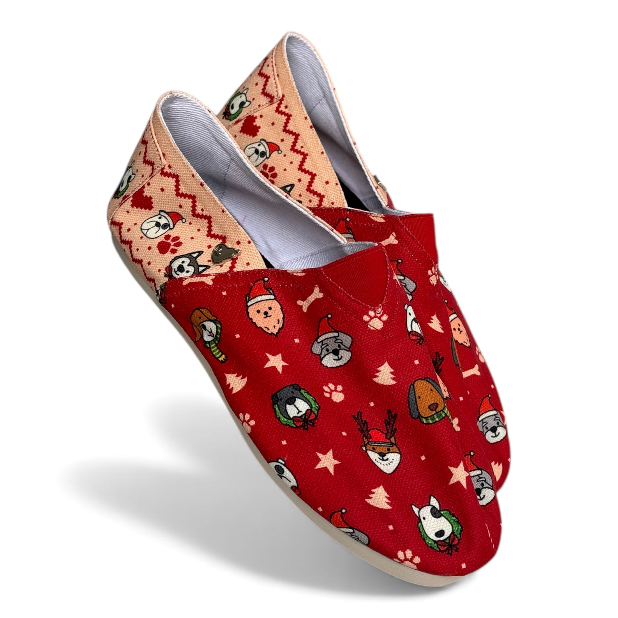 Alpargatas PERA Clásicas - 522 Perritos Navideños